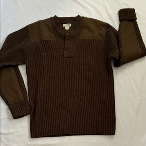 L.L. Bean Men's large Commando 100% lambs wool sweater
